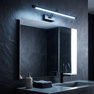 Applique murale salle de bain noir design moderne