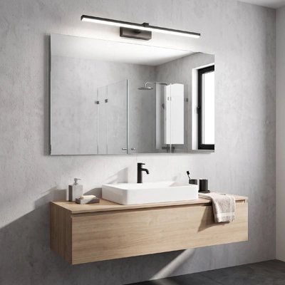 Applique murale salle de bain noir sallae de bain moderne